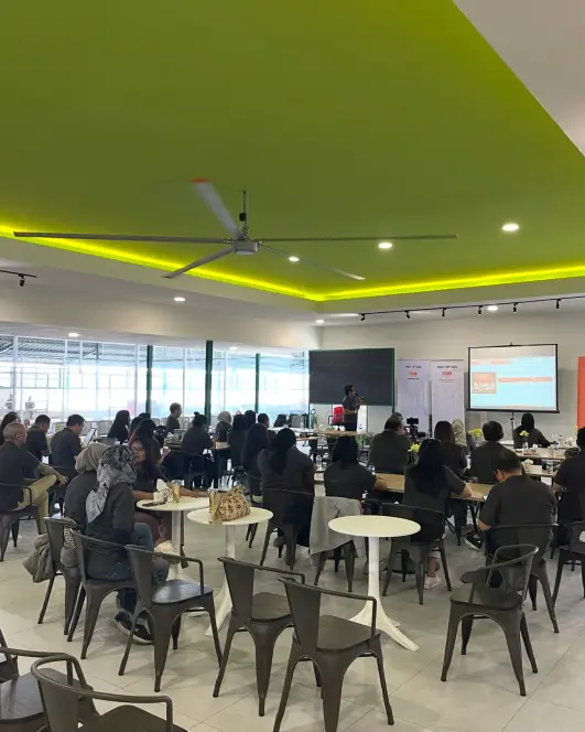 Corporate event in the hall